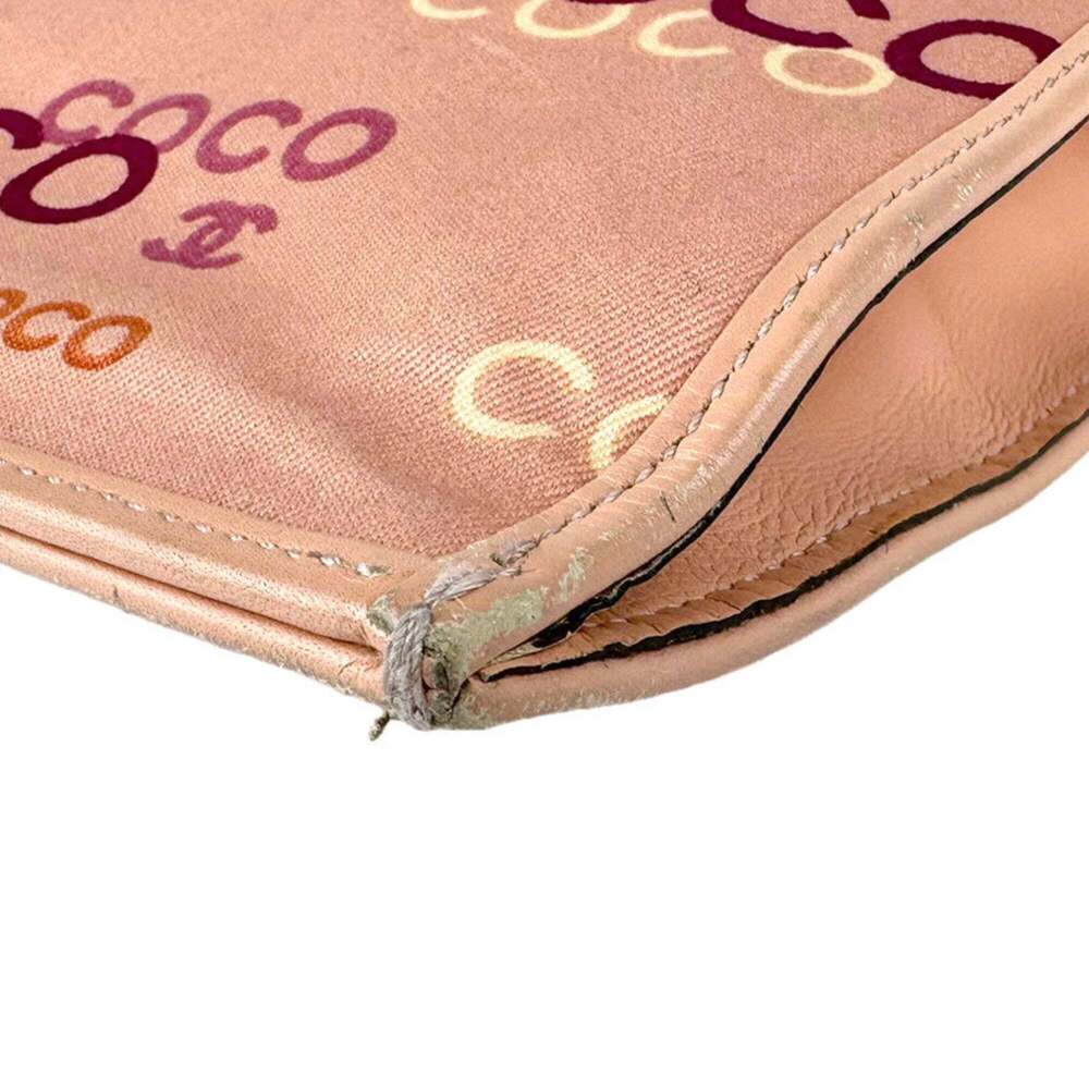 CHANEL Pink Canvas Bag - Picture 9 of 14